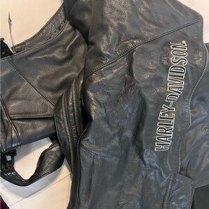 Harley-Davidson Riding chaps Gear in Black Leather